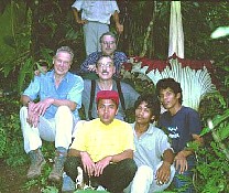 Jim Symon with David Attenburough, Wilbert Hetterschied and friends.